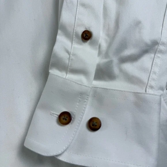 NEW Ariat Men's White Button Down Shirt w Logo Accents DISCONTINUED MODEL Sz S - Picture 6 of 16